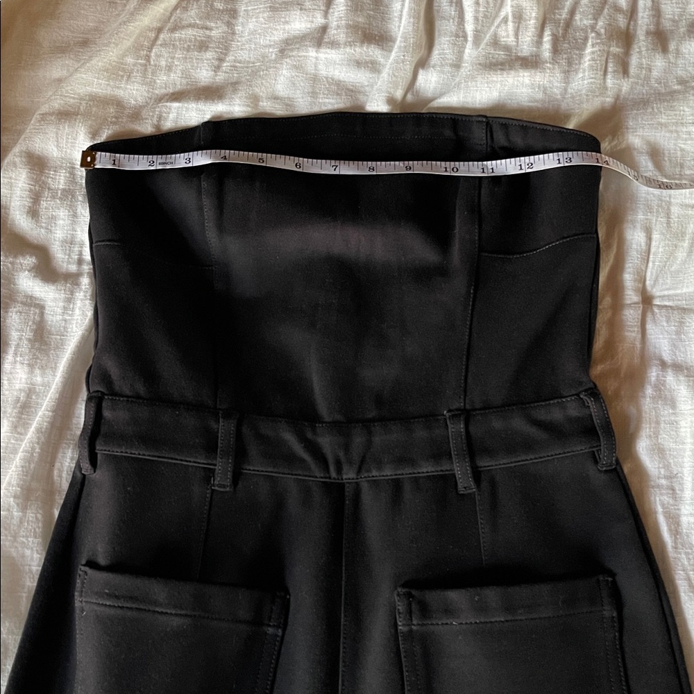 Anthropologie Pilcro NWOT Strapless Black Wide-Leg Jumpsuit - XS - Picture 14 of 16